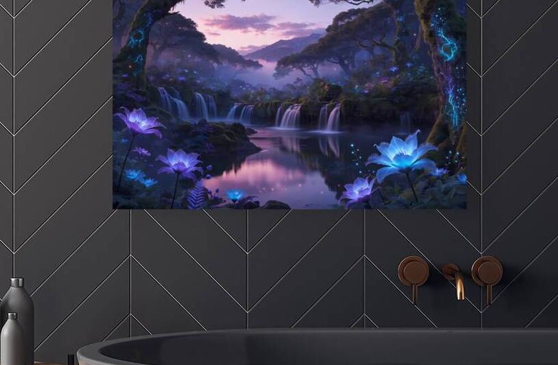 Enchanted Forest Water by Velora Art