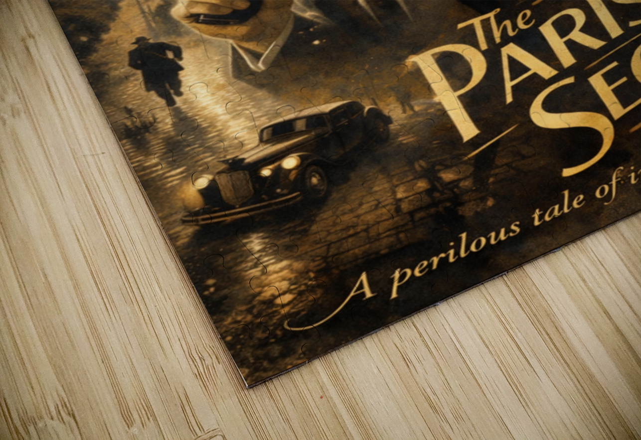 The Paris Secret Intrigue in the Night -Vintage Hollywood Art. Giclee ...