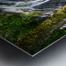 Bear Den Campground Waterfall VERTICAL Metal print