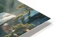 Emerald Falls Sanctuary HD Metal print