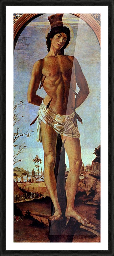 St Sebastian Picture Frame print