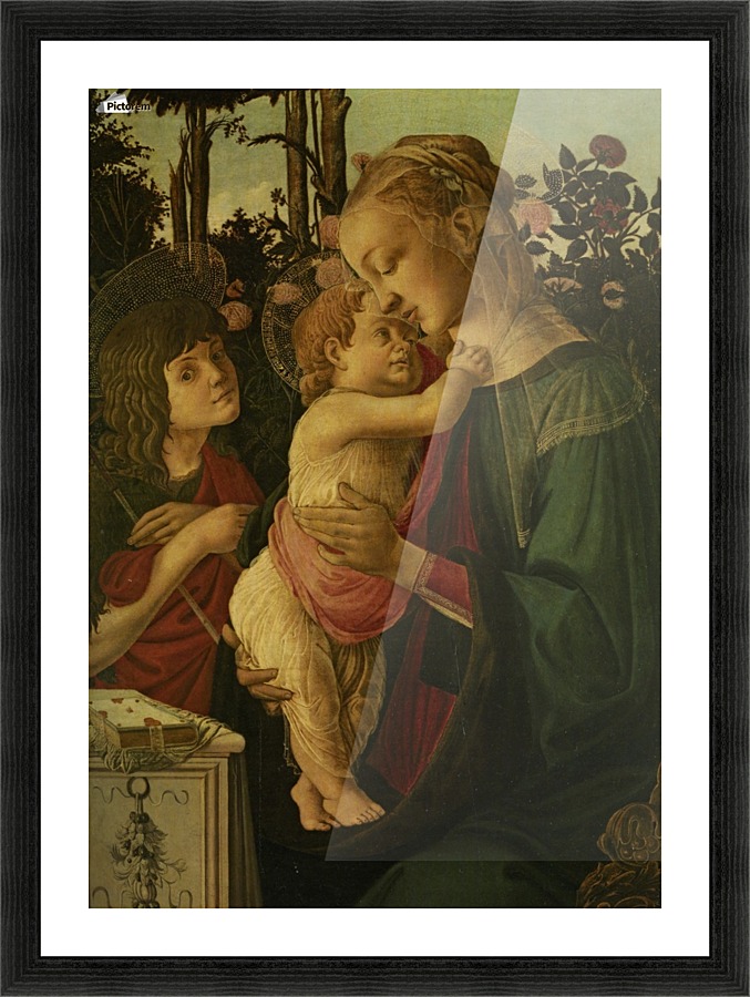 The Madonna and Child with the Infant Saint John the Baptist Picture Frame print