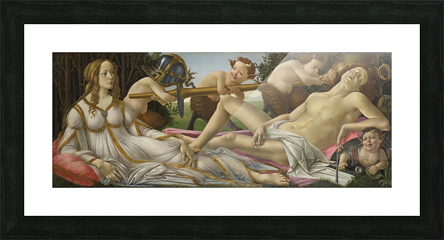 Venus and Mars Picture Frame print