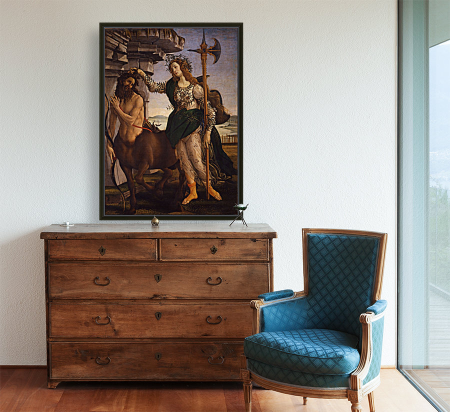 Pallade e il centauro Reproduction