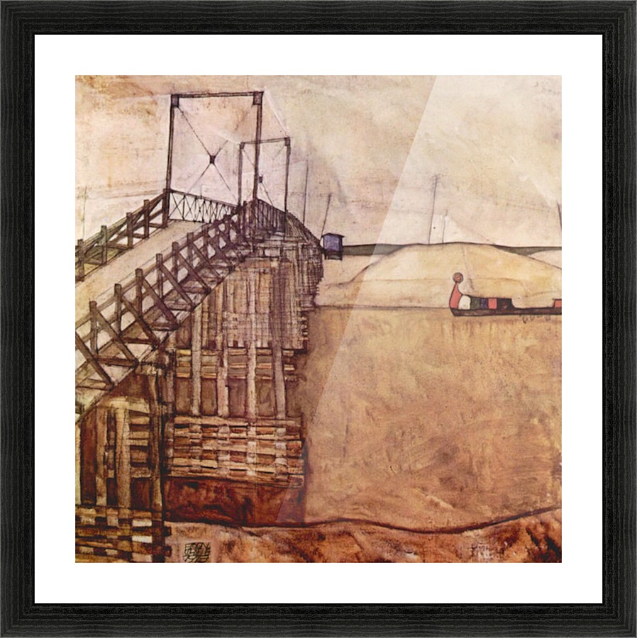 The Bridge Picture Frame print