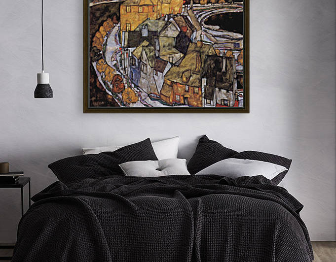 The House Bend or Island City by Schiele