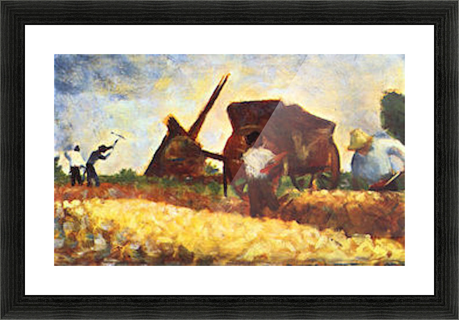 The field worker Picture Frame print