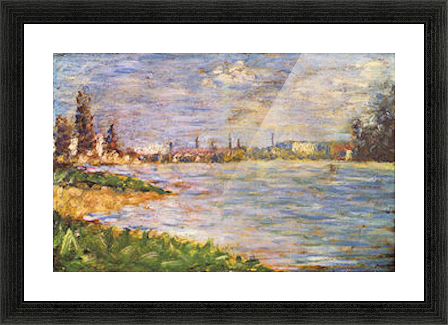 The two banks Picture Frame print