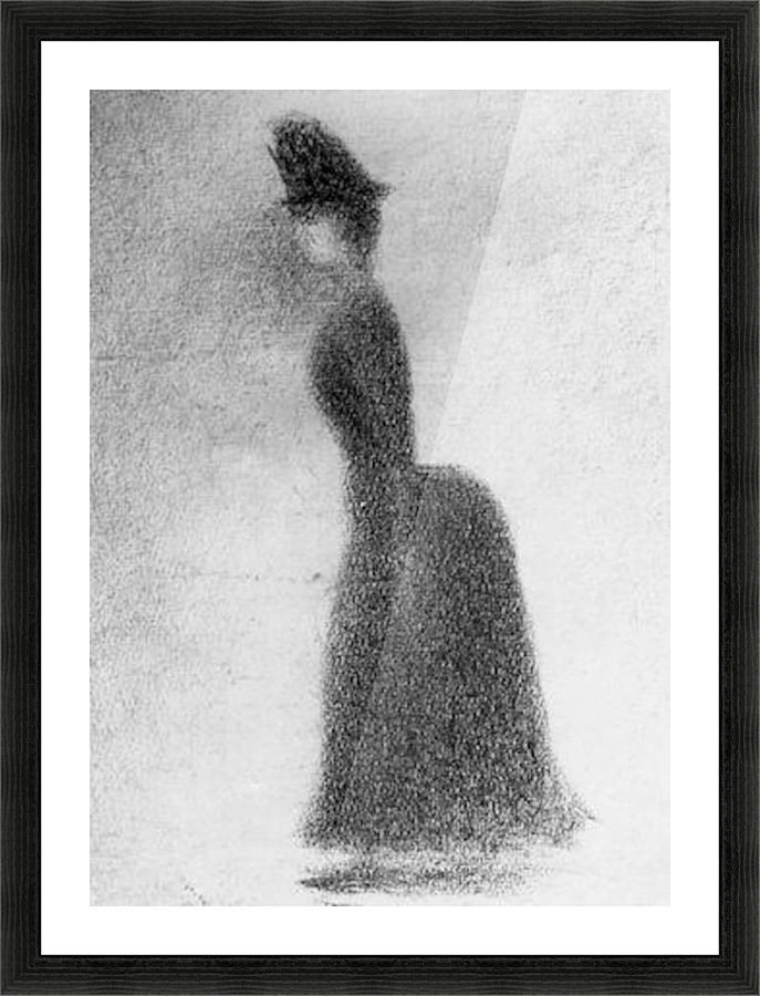 Woman Picture Frame print