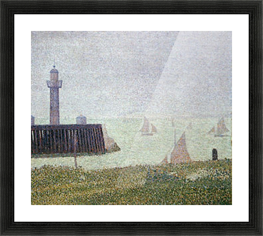 Harbor in Honfleur 2 Picture Frame print