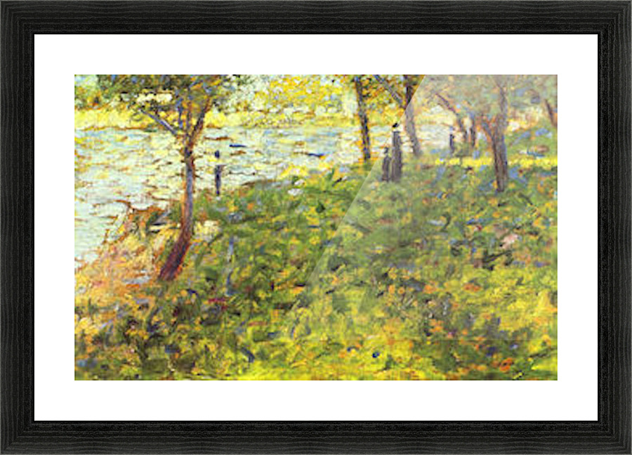 Landscape with figures Picture Frame print