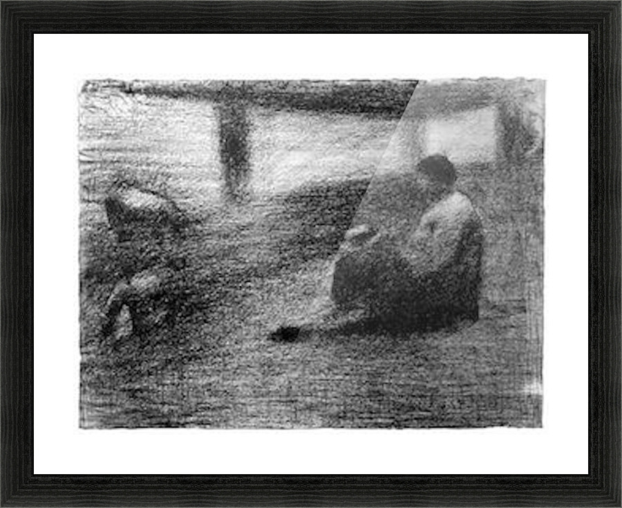Laundry on the line Picture Frame print