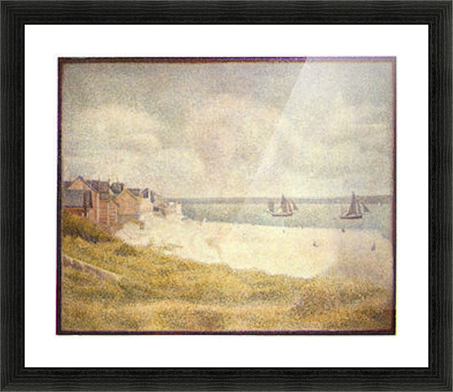 Le Crotoy downstream Picture Frame print