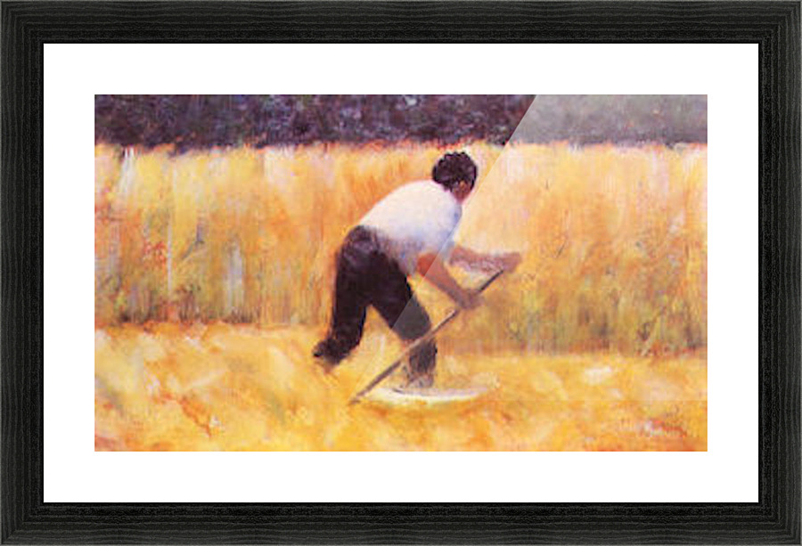 Mowing Picture Frame print