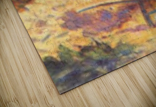 Weed knocking with wheelbarrow Seurat puzzle
