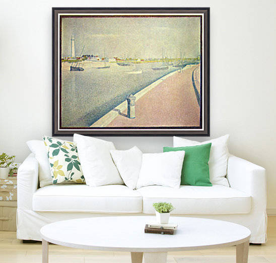 The channel of Gravelines Petit Fort Philippe by Seurat