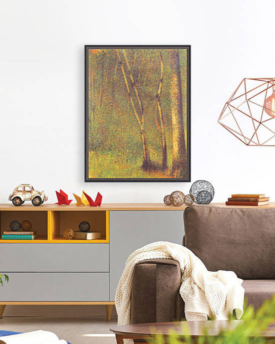 Forest in Pontaubert by Seurat