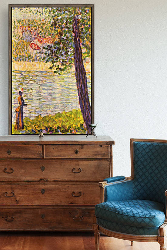 Morning walk (The Seine at Courbevoie) by Seurat