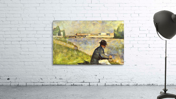 Seated man Wall Preview