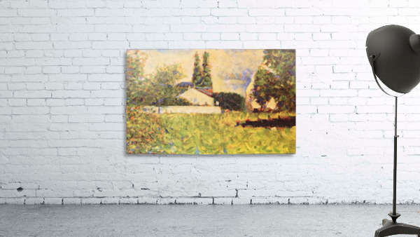 A house between trees Wall Preview