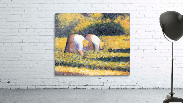 Farmers at work Wall Preview