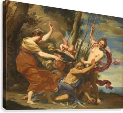 Time defeated by Hope and Beauty Canvas Print