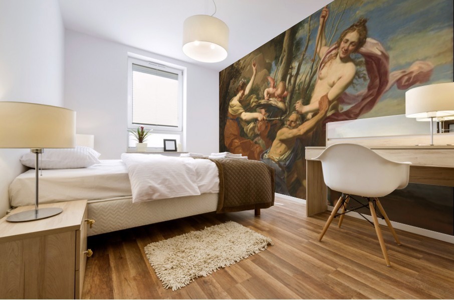 Time defeated by Hope and Beauty Mural print