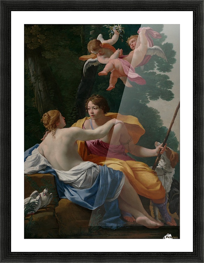 Venus and Adonis Picture Frame print