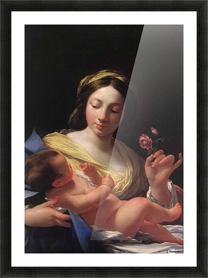 Virgin and Child Picture Frame print