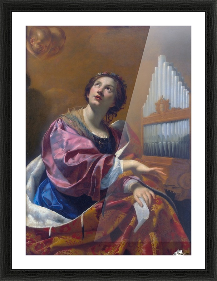 Saint Cecilia Picture Frame print