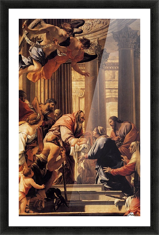 Presentation in the Temple Picture Frame print