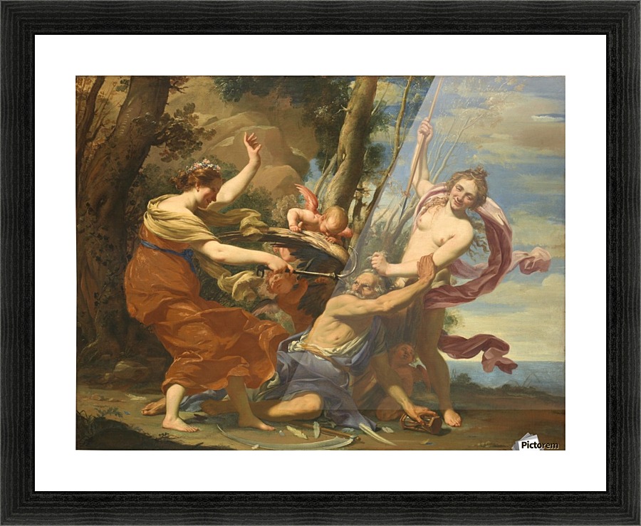 Time defeated by Hope and Beauty Picture Frame print