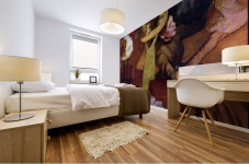 The Millinery Shop Mural print