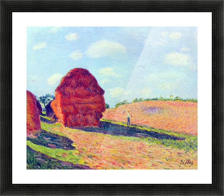 The straw rents Picture Frame print