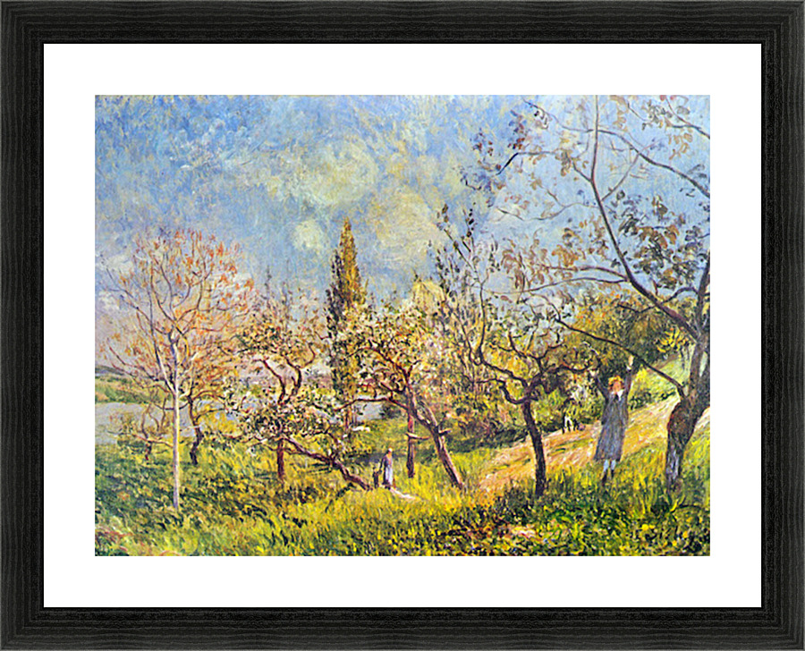 Orchard in spring Picture Frame print