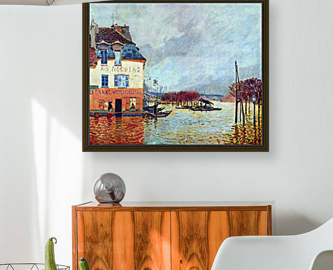 Flood at Port Manly by Sisley