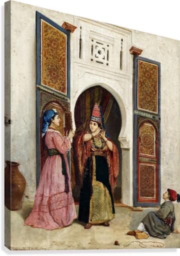 An Oriental home Canvas Print