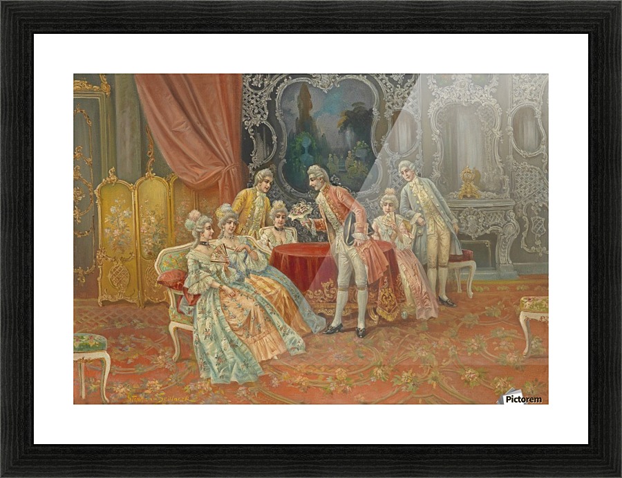 Der Antrag Picture Frame print