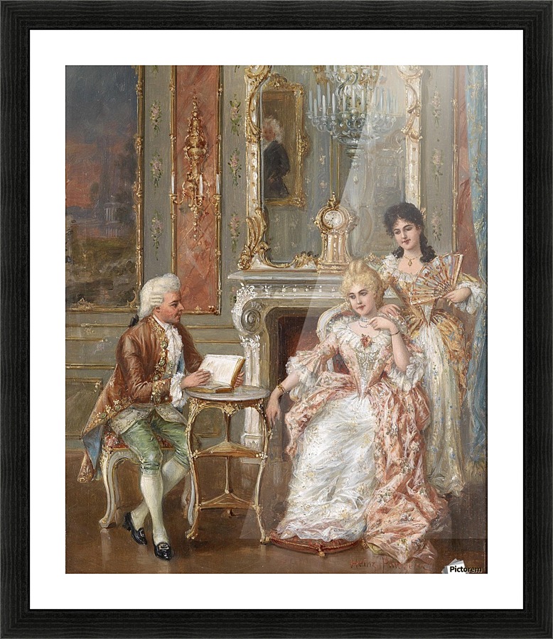 The lesson Picture Frame print