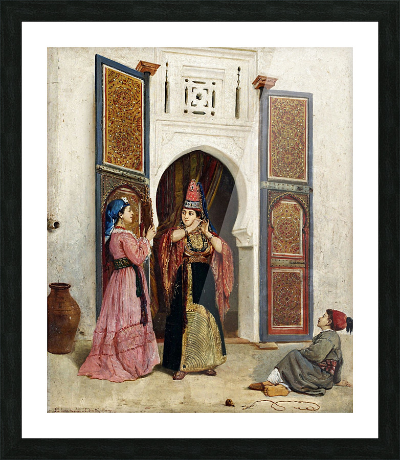 An Oriental home Picture Frame print