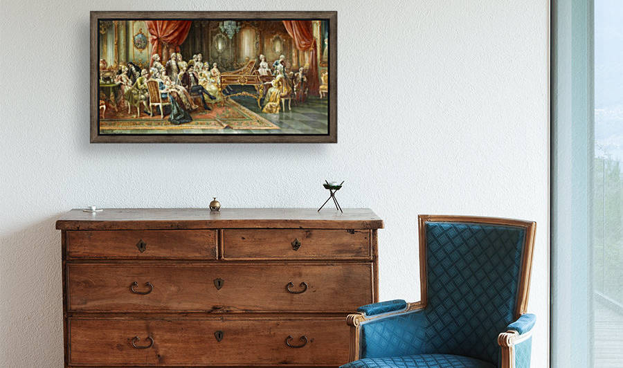 High society listening to music by Stephan Sedlacek