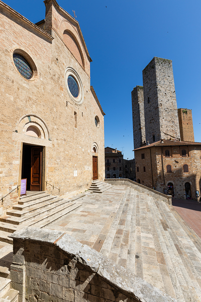 San Gimignano Italy travel destionation. Medieval tower skyscra Digital Download