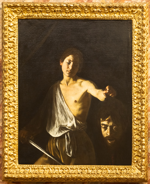 Rome Italy - David with the head of Goliath by Caravaggio Gal Digital Download