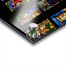 Colored glass windows of the Duomo church   Milan cathedral 16t Acrylic print