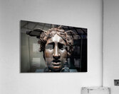 Head of Medusa by sculptor Antonio Canova 1799 bronze and cop Acrylic Print