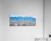 Turin Italy   panoramic view with Alps and blue sky Acrylic Print