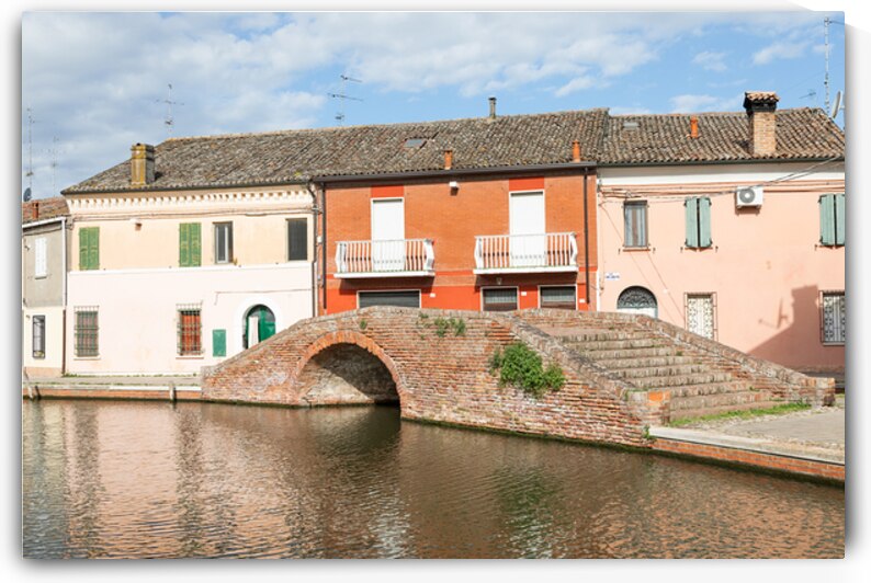 Comacchio Italy   11 June 2024. Characteristic village named Li by Paolo Modena