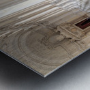 Reggia di Venaria Reale Italy - corridor perspective luxury ma Metal print