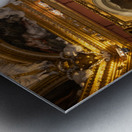 The room of Jupiter in Uffizi Museum with the statue of Victory Metal print