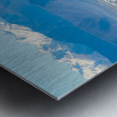 Turin Italy   panoramic view with Alps and blue sky Metal print